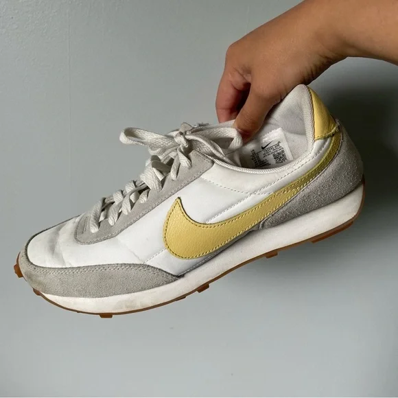Nike Daybreak Sneaker in Summit, Saturn Gold, and Grey Fog